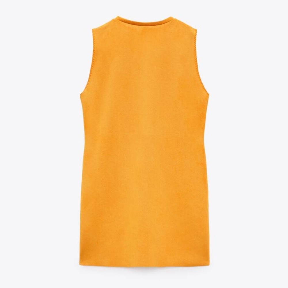 H&M FAUX SUEDE SHORT DRESS SIZE XL - Picture 6 of 12